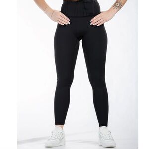 Curves N Combatboots black leggings size medium